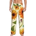 thumbnail image 1 of Balery Sunflowers And Butterflies Pantalones de pijama para hombre, pijama ultraligero, pantalón de descanso-X-Large, 1 of 6