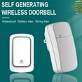 thumbnail image 6 of SATRINO Doorbell, Product Waterproof Wireless Doorbell Chime Kit with 36 Chimes, Adjustable Volume; 1000feet Operating, with Sound LED Flash Door Bell for Home (1 Receiver x 1 Push Button) Black, 6 of 7