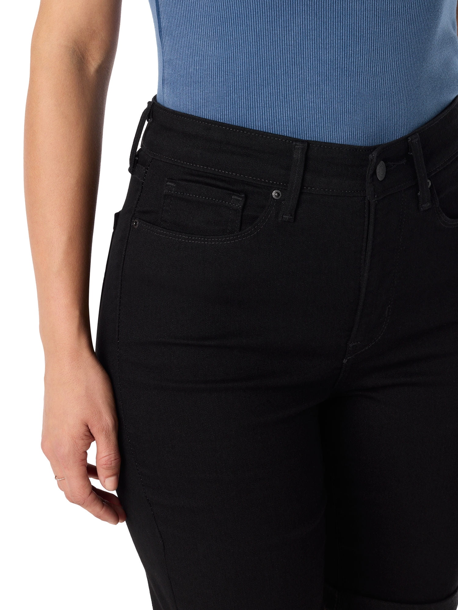 Levi Strauss Signature Women's and Women's Plus Vintage Relaxed Mid Thigh Shorts, Sizes 2-18