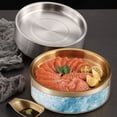 thumbnail image 3 of Plato para servir mariscos Bandeja decorativa para servir Plato creativo para servir Tazón para servir sushi, 3 of 6