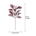 thumbnail image 2 of 5PCS Simulation Rabbit Ear Leaf Artificial Plants Vivid And Lifelike Greenery Garland Wedding Diy Floral Arrangement, 2 of 5