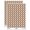 Brown, variant on Puerto Rico Flag 200+ Round Stickers - Black - Gloss Finish - 0.50" Size