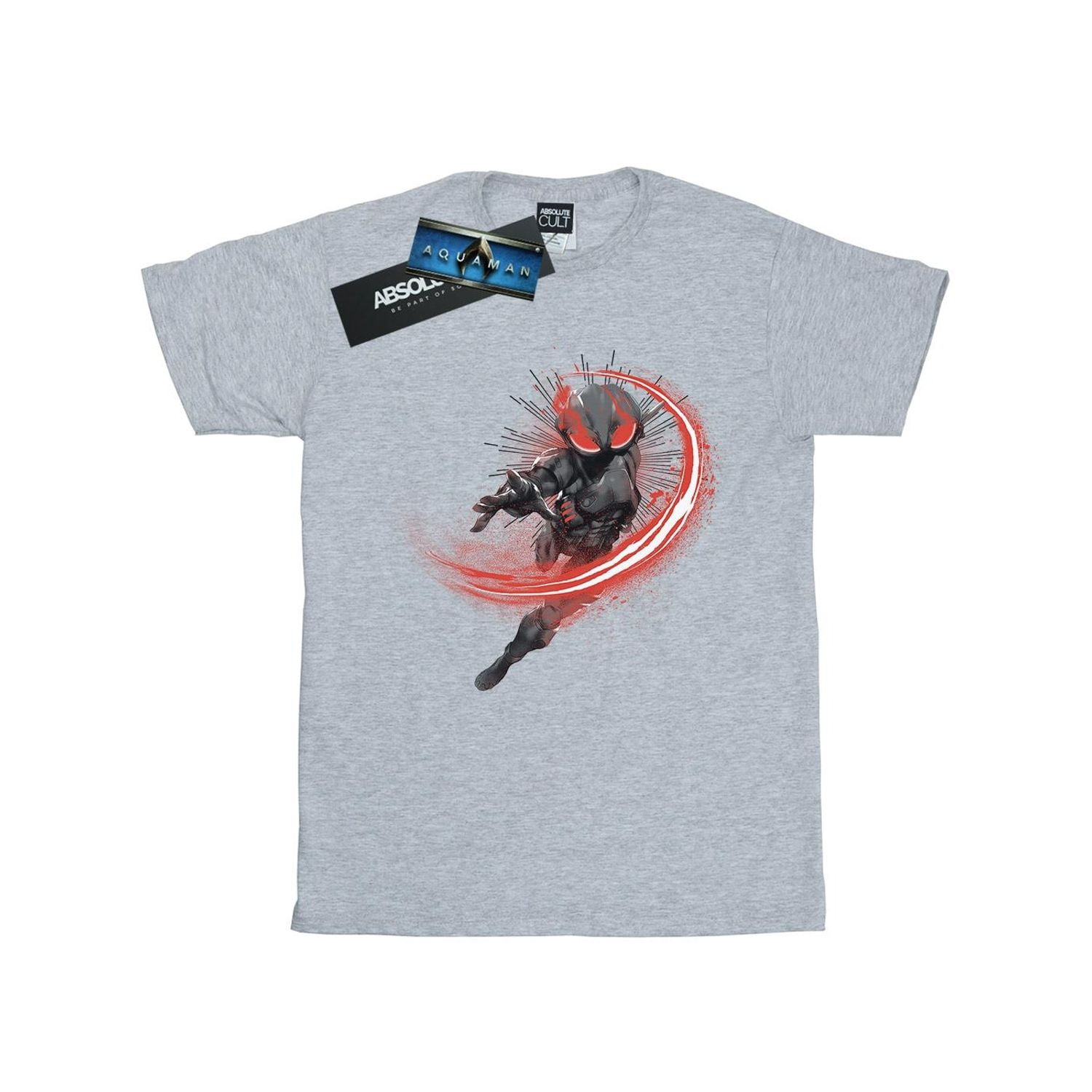 DC Comics Garçon Aquaman T-Shirt Noir Manta Flash
