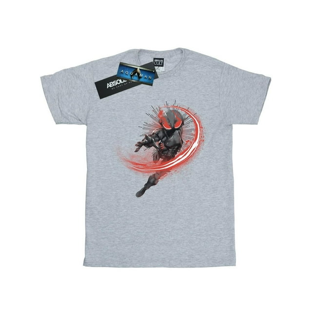 DC Comics T-Shirt Noir Manta Flash pour Hommes Aquaman