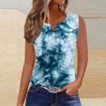 thumbnail image 2 of Giftesty Tank Tops for Women Printed V-neck Sports Tops for Outer Wear Bottoming Slim Sleeveless Tops, 2 of 5