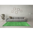 thumbnail image 3 of Ahgly Company Indoor Square Persian Emerald Green Traditional Area Rugs, 6' Square, 3 of 4