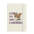 thumbnail image 1 of Sérieusement Écoutez Chiens Animaux Carnet Officiel Couverture Rigide Journal Classique, 1 of 3