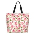 thumbnail image 1 of Easygdp Rose Flowers Bolsas Tote para Mujer, Bolsos de Hombro para Viaje, Bolsos de Mano de Gran Capacidad para Compras y Trabajo, 1 of 8