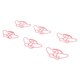 thumbnail image 3 of 100pcs Paper Clips Fashionable Lovely Increased Skid Resistance Metal Paperclips for Office School Pink, 3 of 5