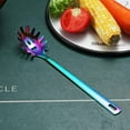 thumbnail image 2 of ReaNea Rainbow Pasta Server, Spaghetti Spoon Stainless Steel Spaghetti Server For Cooking, Noodle Pasta Fork Spoon Spork, 2 of 7