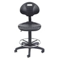 thumbnail image 3 of Pemberly Row 22-32" Height Modern Polyurethane Task Chair in Black, 3 of 9
