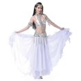 thumbnail image 4 of Belly Dance Skirts Oriental Double High Slits Belly Dance Costume Skirt For Women Skirt Belly Dance (Without Belt), 4 of 5