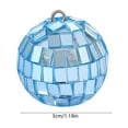 thumbnail image 4 of HBBKVI Mirror Reflective Christmas Ball Blue, 1.2 Inch Foam Ornament for Tree Wedding Party Decor, 4 of 6