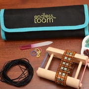 Deb Moffett-Hall’s Endless Loom Bands, 8 Inches Diameter, Pack of 36 Pieces, Black Color, Use with The Endless Loom