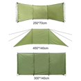 thumbnail image 2 of Portable Windbreaker Lightweight 3 Panel Wind Screen Camping Garden Beach Wind Break,windbreak For Outdoor Beach Camping, 2 of 5