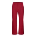 thumbnail image 3 of Red Casual Zip Up for Mens Summer Fall Spandex Loose Fit Flared Wide Leg Basic Long Boot Cut Leg Pants Mens 2025 Clothes Trendy Y2K XXL, 3 of 7