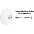 thumbnail image 2 of 1" No Drilling Shower Closet Window Tension Rod, Heavy Duty, 42"-72", Glossy White, 2 of 6