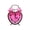 Random, variant on Heart Shape Double Bell Alarm Clock No Ticking Twin Bell Alarm Clock with Nightlight for Kids Girls Bedrooms (Random Color)