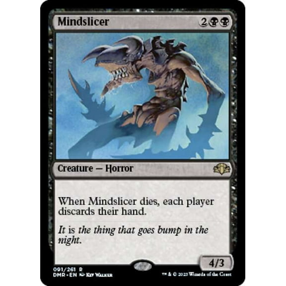 MtG Dominaria Remastered Rare Mindslicer (FOIL) #91