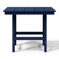thumbnail image 4 of WestinTrends Ashore Outdoor HDPE 36" Square Patio Dining Table with Umbrella Hole, Navy Blue, 4 of 8