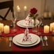 thumbnail image 5 of Paquete de 20 servilletas de papel con estampado de corazones para San Valentín | Servilletas desechables suaves y absorbentes para cóctel | Decoración romántica para fiestas, bodas, cumpleaños y, 5 of 6