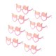 thumbnail image 4 of 8 piezas de gafas de papel Team Girl Eyeglass Baby Welcome Party Gafas Baby Shower Holidays Festival Photo Props (Rosa), 4 of 6