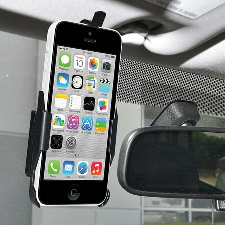 Car Mount, Anywhere Magnetic Mount with 360 Degree Rotable Phone Cradle for iPhone 5C - (The Best Care Anywhere)