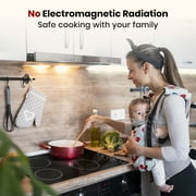 Gasland Chef 30 In Radiant Electric Cooktop with 4 Burners, ETL Approved, Knob Control, 240V