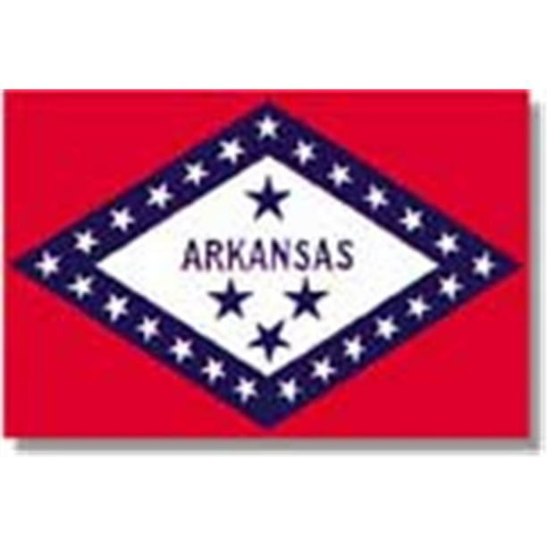 Annin Flagmakers 140350 2 Pi X 3 Pi Nyl-Glo Arkansas Drapeau