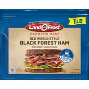 Land O' Frost Premium Sliced Pork, Old World Style, Black Forest Ham,16 oz, Resealable Plastic Pouch