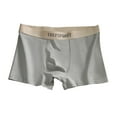 thumbnail image 2 of Aimik Hanes Men's Boxer Briefs, Breathable Modal Mens Underwear with Support Pouch, Tag-Free Trunks Underwear-Gray XXL, 2 of 3