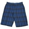 New Brooks Brothers Mens Blue Plaid Bermuda Linen Blend Shorts (32)