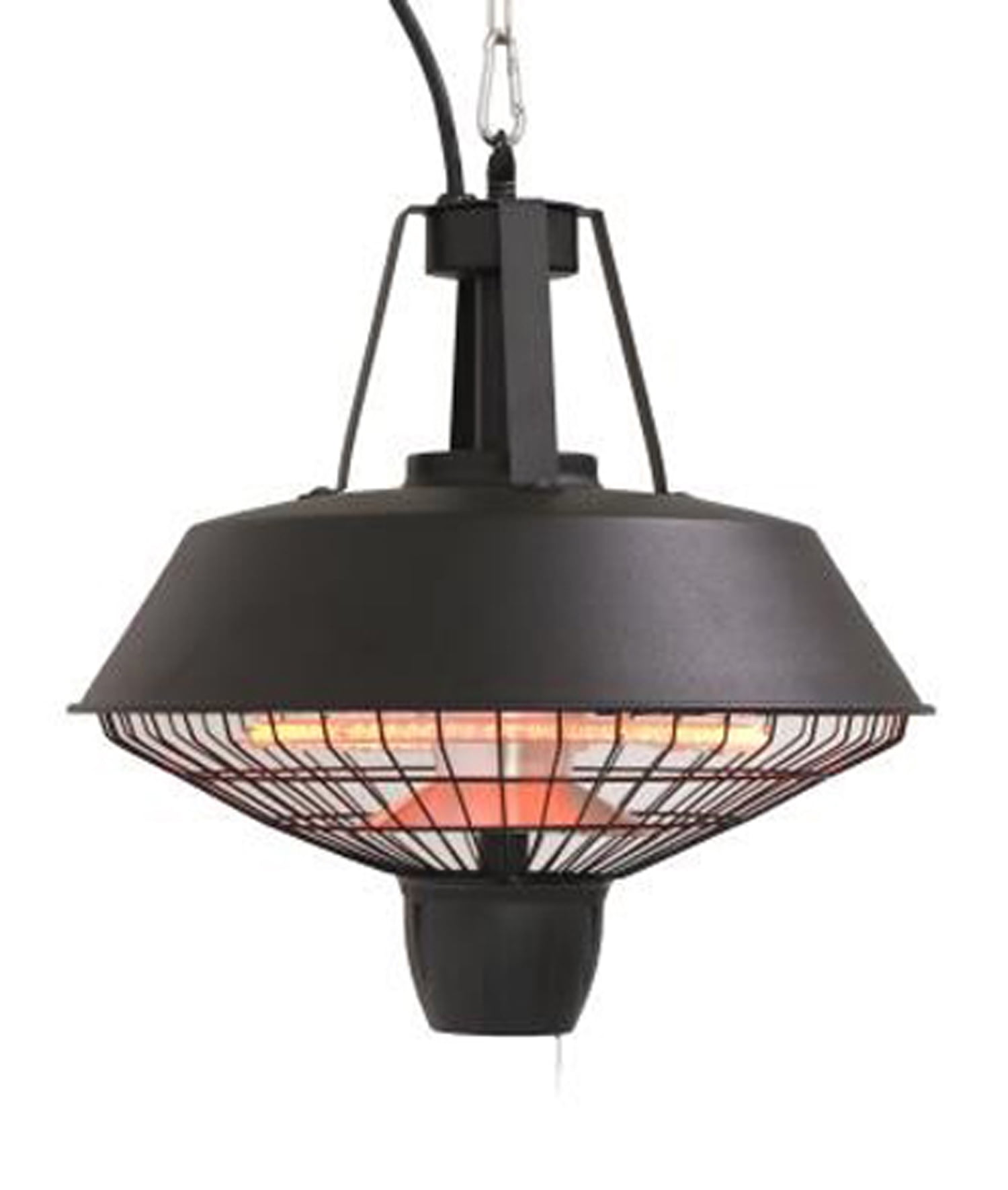 Westinghouse Infrared Electric Hanging Outdoor Heater, Black, 1500W