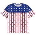 thumbnail image 3 of Pimfylm July 4th Shirts for Men Big and Tall Freedom Washed USA Flag Patriotic T-Shirts(White,XXL), 3 of 5