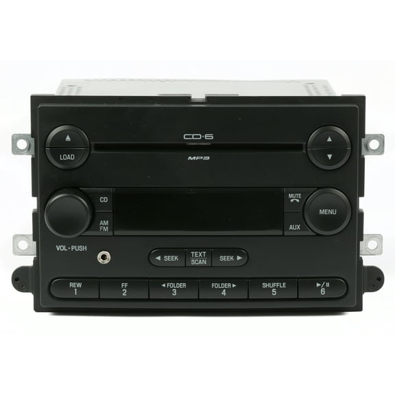 Restored Ford Fusion Mercury Milan 2007 AM FM 6 Disc mp3 Radio w Aux Input 7E5T-18C815-AB (Refurbished)