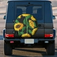 thumbnail image 3 of Kdxio Sunflower for Tire Cover Wheel Protectors Tyre Covers Weatherproof Wheel Covers Universal Fit for Trailer Rv SUV Truck Camper Travel Trailers 16 inch, 3 of 8