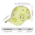 thumbnail image 3 of Yiaed Cute Frog3 Print Cap Adjustable Size for Running Workouts and Outdoor Activities All Seasons, 3 of 5
