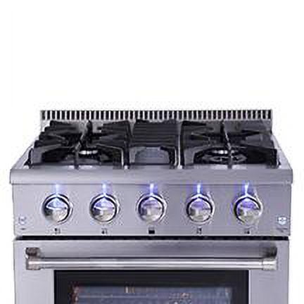 Thor Kitchen 30 Inch Professional Drop-in Gas Cooktop With Four Burners In Stainless Steel 4H X 21W X 30D