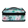 thumbnail image 2 of KUIFORTI Floral Print Lunch Box Reusable Women Laptop Tote Bag Ice Packs Women Lunch Bag Wallet Zipper Purse Easy Clean, 2 of 7