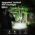 thumbnail image 2 of sofirn SP35T Tactical Flashlight Rechargeable, 3800 Lumens Super Bright Pocket Flashlghts with Dual Switch, IPX8 Water R, 2 of 7