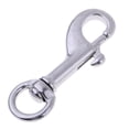 thumbnail image 3 of yotijay 316 Stainless Steel Swivel Round Eye Bolt Snap Hook Marine Grade Single Ended, 3 of 8