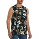 thumbnail image 2 of Fotbe Dogs Men's Camiseta sin Mangas Estampada para Hombres, Playera Casual para Gimnasio, Entrenamiento, Playa-Large, 2 of 7