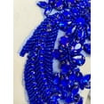 thumbnail image 5 of 1 par de parches de cristal hechos a mano con cuentas corpiño encaje DIY apliques parches accesorio para ropa de vestir 35X12cm (Blue), 5 of 12