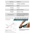 thumbnail image 2 of Engarzadora de cables hidráulicos UTZIKO 10 US TON 12 AWG a 00 (2/0), 2 of 5