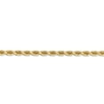 thumbnail image 3 of 14K Yellow Gold necklace Rope chain Diamond-cut 18 in 4.5 mm, 3 of 5