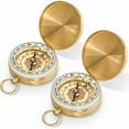 thumbnail image 2 of Sieeck Classic Pocket Style Copper Clamshell Compass, 2 of 8