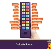 Special Supplies AAC Device for Kids and Adults – 12 Talking Buttons for Speech Therapy – Talker Buddy for Non Verbal Communication Tool with Storage Bag