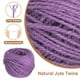 thumbnail image 3 of Cuerda de yute natural de 50 pies, cuerda de yute de 3 mm para manualidades, envoltura de regalos, decoración, jardinería, color púrpura claro, 3 of 6