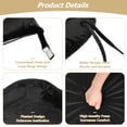 thumbnail image 6 of Lovote 5 in 1 Removable Glider Cushions Set for Rocker Chair & Ottoman Washable Cover, Black, 6 of 9