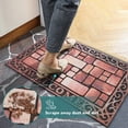 thumbnail image 3 of Heeneeso XZ21 Outdoor Rug Checkered Door Mat, Machine Washable Doormat Indoor Absorbent, 3 of 7